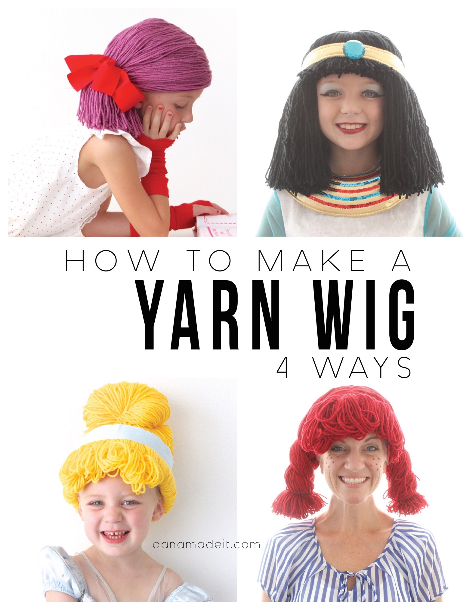 childrens play wigs