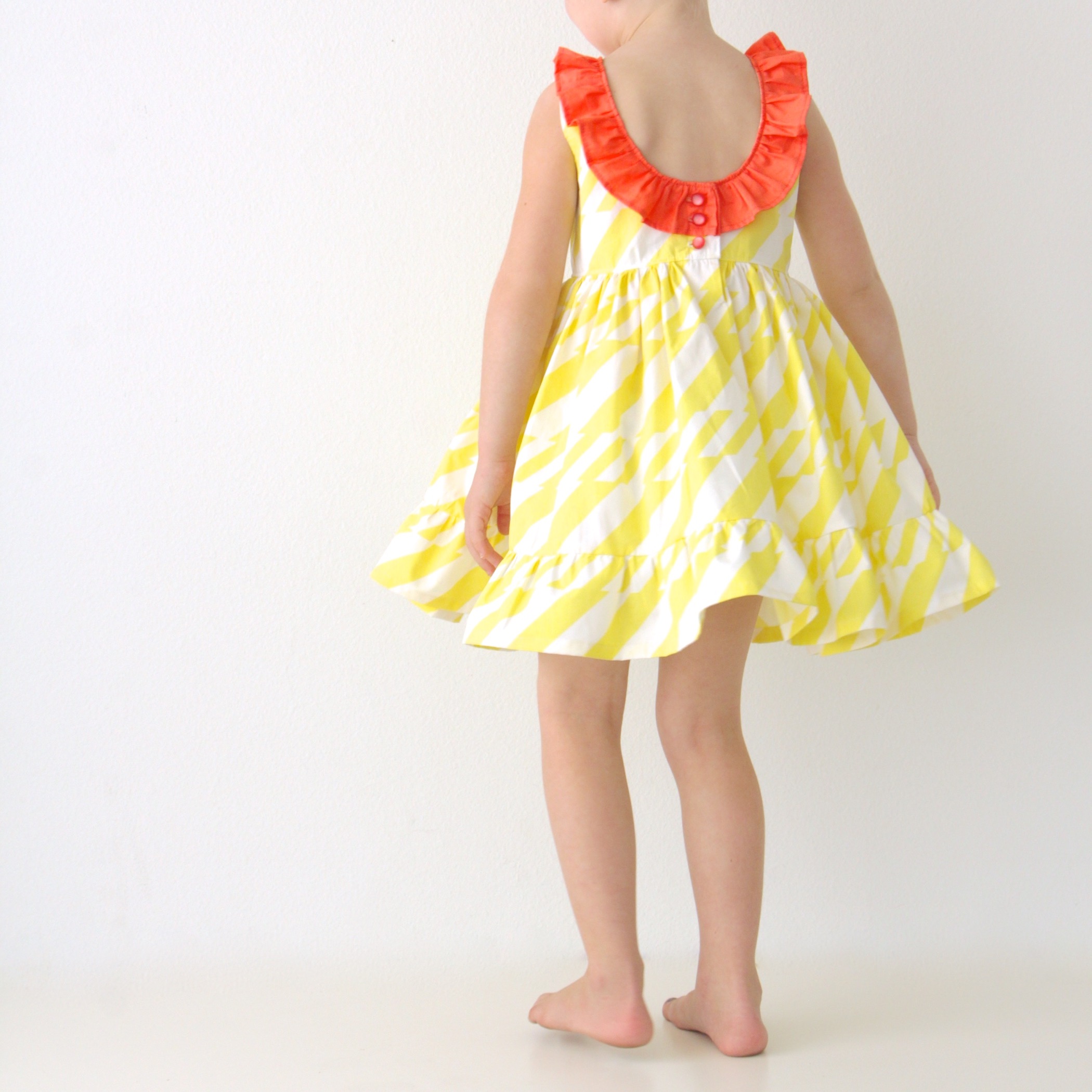 Yellow Coral Sophie Dress Made Everyday