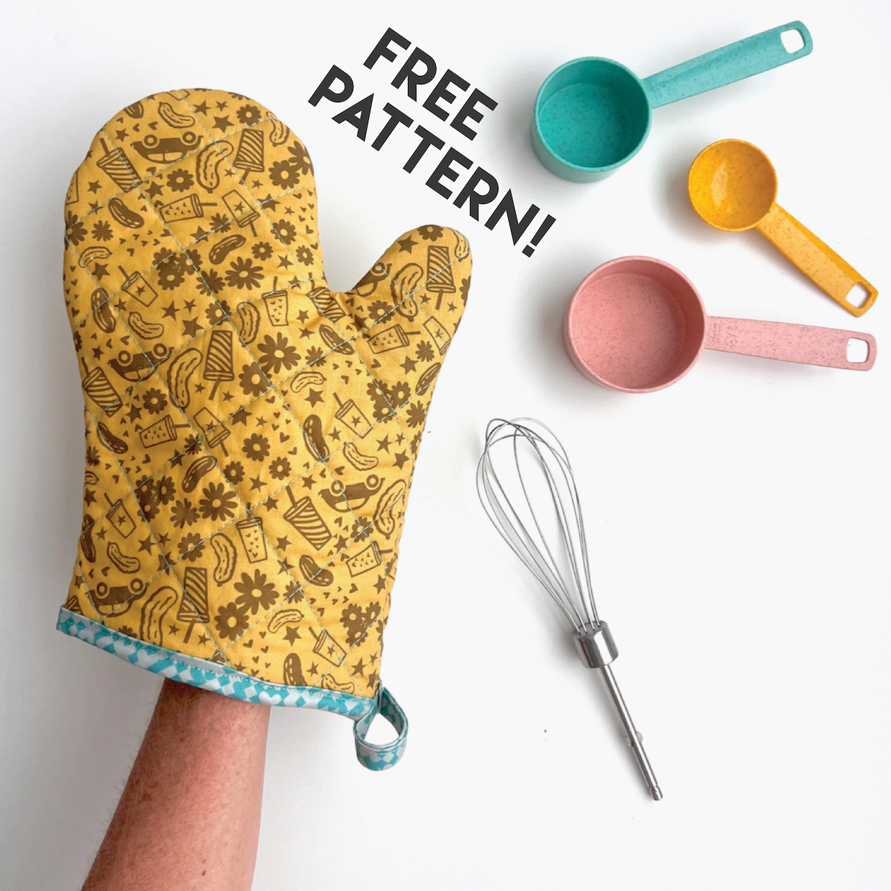 How to Make an Oven Mitt- FREE pattern & Tutorial 